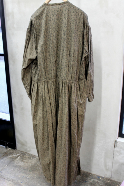 TOUJOURS(トゥジュー)【20AW】Classic Floral Print Gathered Dress_MM33FD01【K】(3)