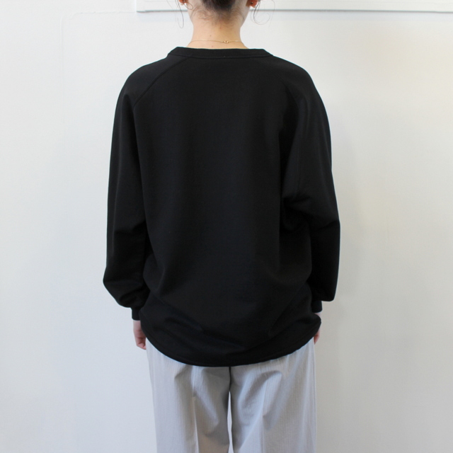 AURALEE(オーラリー)【21SS】SUPER SOFT SWEAT DRAW CODE BIG P/O(2色展開)_A21SP04GU【K】(3)