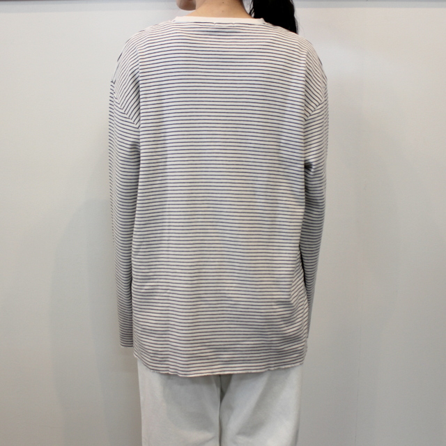 LENO&Co.(リノアンドコー) 【21SS】LONG SLEEVE BORDER T-SHIRT(2色展開)_H2101CS002【K】(3)