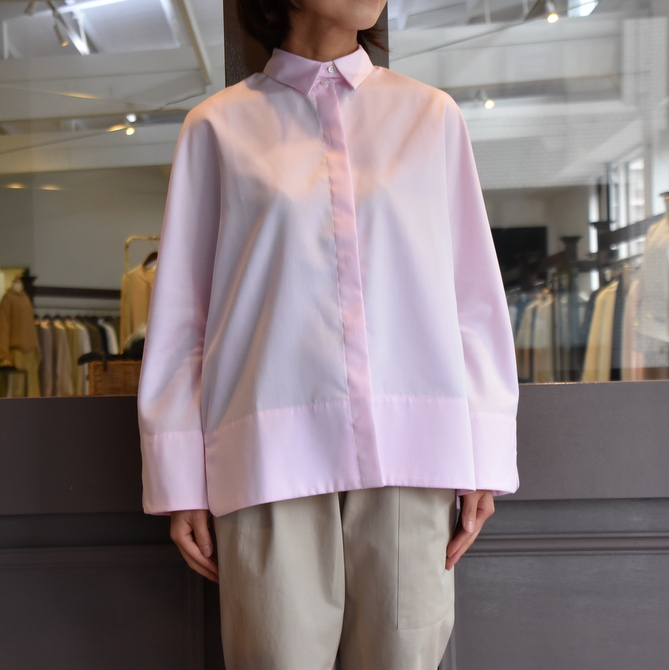 TENNE HANDCRAFTED MODERN(テン ハンドクラフテッドモダン) GUSSET SL SHIRT WITH COLLAR #0013-21SS(3)