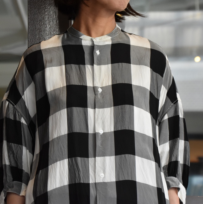TOUJOURS(トゥジュー) Half Bishop Sleeve Shirt Dress #TM34HD01(3)