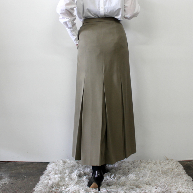 AURALEE(オーラリー) LIGHT WOOL MAX GABARDINE SKIRT_A21AS05MG【K】(3)