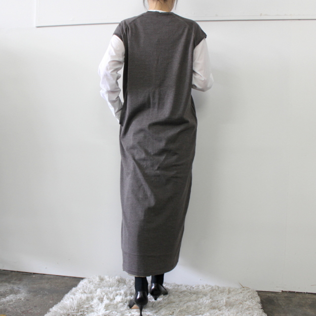 AURALEE(オーラリー) SUPER HIGH GAUGE WOOL KNIT SLEEVELESS ONE-PIECE_A21AC06HK【K】(3)
