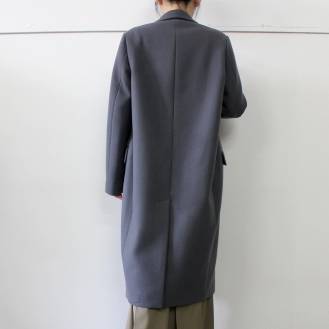 AURALEE(オーラリー) DOUBLE CLOTH LIGHT MELTON CHESTERFIELD COAT_A21AC03LM【K】(3)