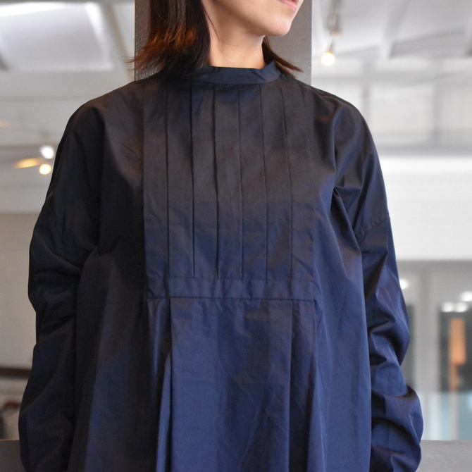TOUJOURS(トゥジュー) Back Button Tucked bosom Long Shirt #MM35AS04(3)