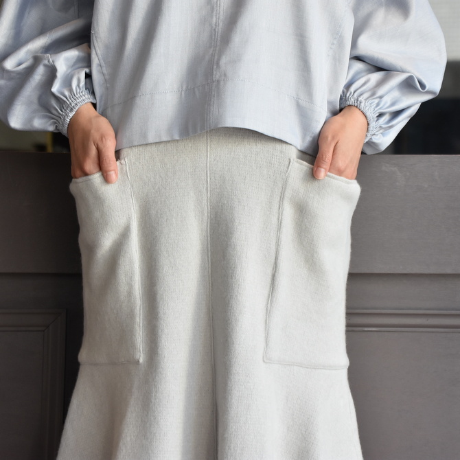 TENNE HANDCRAFTED MODERN(テン ハンドクラフテッドモダン) / KNIT MARMEID SKIRT(3)