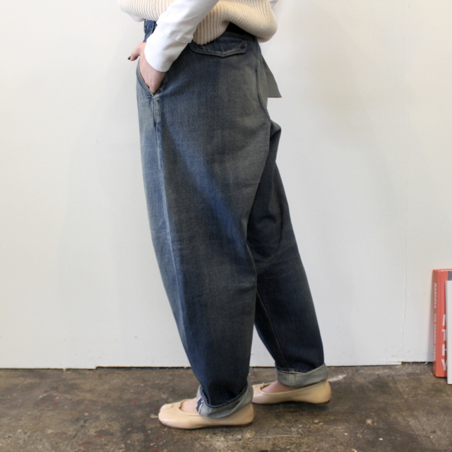 Graphpaper(Oty[p[) Selvage Denim Two Tuck Tapered Pants_GU221-400298yKz(3)