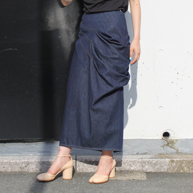 y50%off salezDRIES VAN NOTEN(hX@mbe) SAMY DENIM 4382 W.W.SKIRT#010827-4382-507yZz(3)