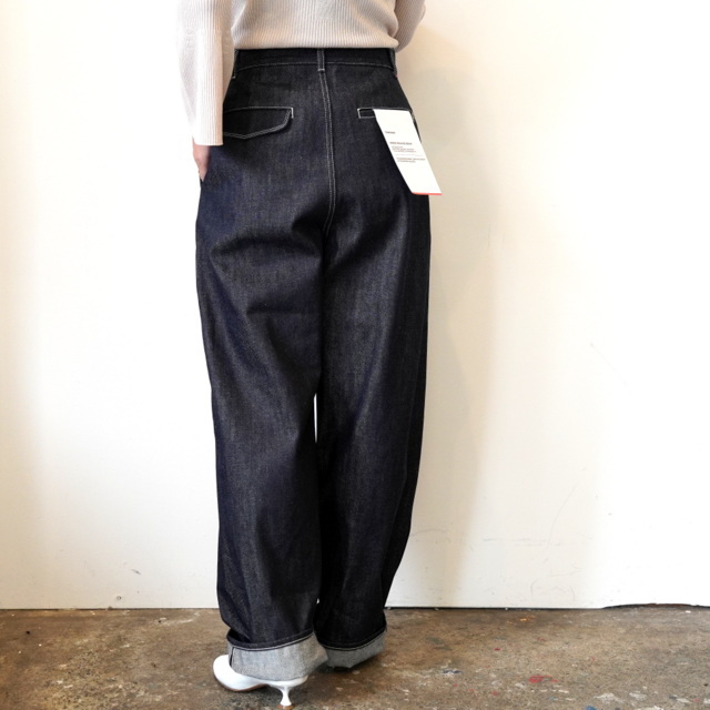 Graphpaper(ƒOƒ‰ƒtƒy[ƒp[)Selvage Denim Two Tuck Pants_GU233-40188RB(3)