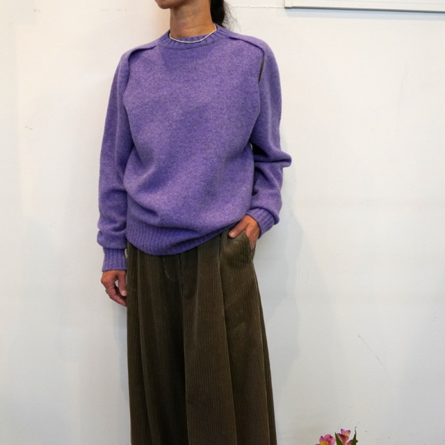 BOWTE(ƒoƒEƒg) 5G SHETLAND TASTE CREW NECK #232-03-0009(3)