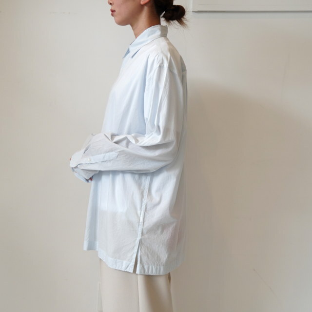 Vas-y Lentement(ヴァジーラントモン)REGULAR COLLAR L/SL SHIRT #NVL2411CB(3)