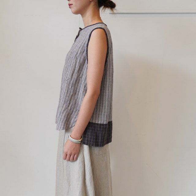 SARAH(サラ) SIMONE MINI CHECK LINEN S/ #C52999(3)