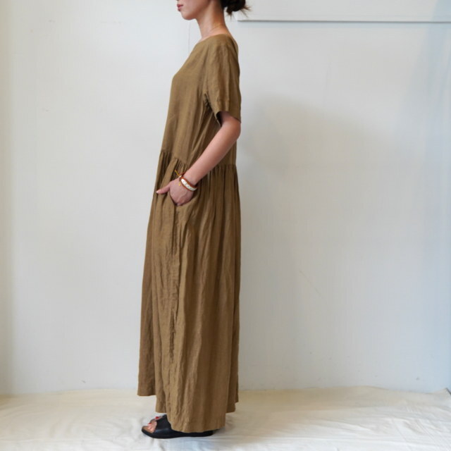 ARMEN(アーメン) BOAT NECK S/SL ONEPIECE #NAM1632LP(3)