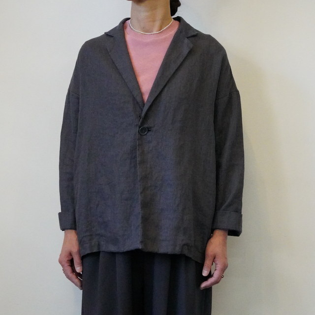 TRAVAIL MANUEL(トラバイユマニュアル) フレンチリネンツイル ラスティックJKT#4013-51(3)
