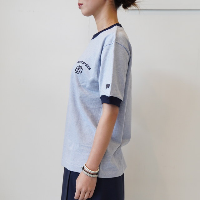Scye(サイ) 30/2COTTON JERSEY PRINT RINGER T-SHIRT#5725-21702(3)