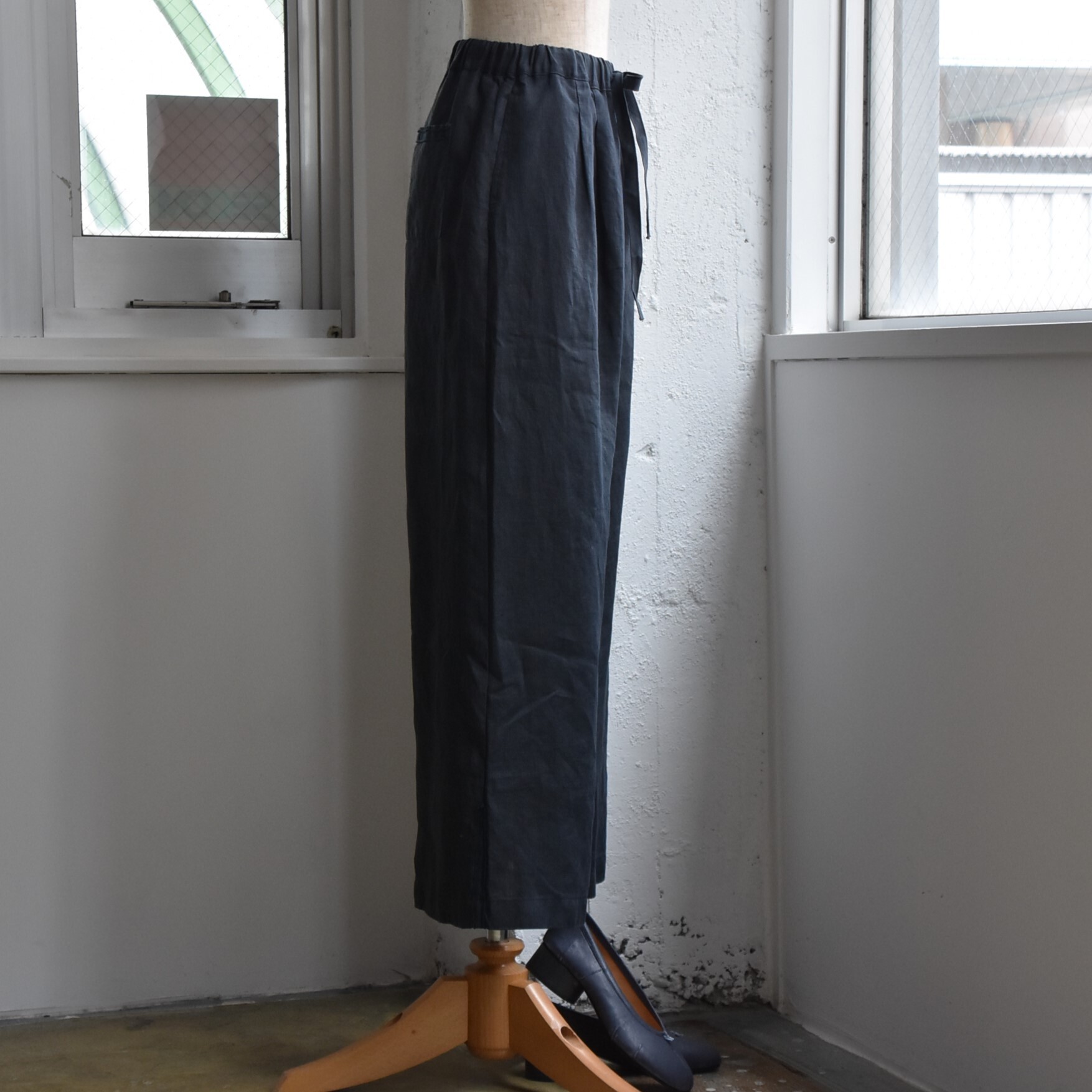 Kristensen DU NORD(クリステンセンドゥノルド) / リネンイージーワイドパンツ【2色展開】#K-244-AA(3)