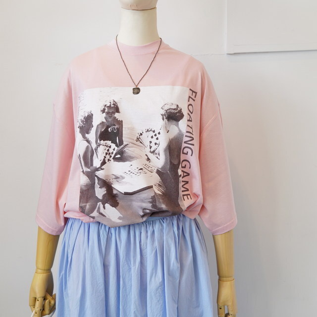ebagos(エバゴス) / BigTシャツ オーガニックコットンプリント #55508PKGR(3)