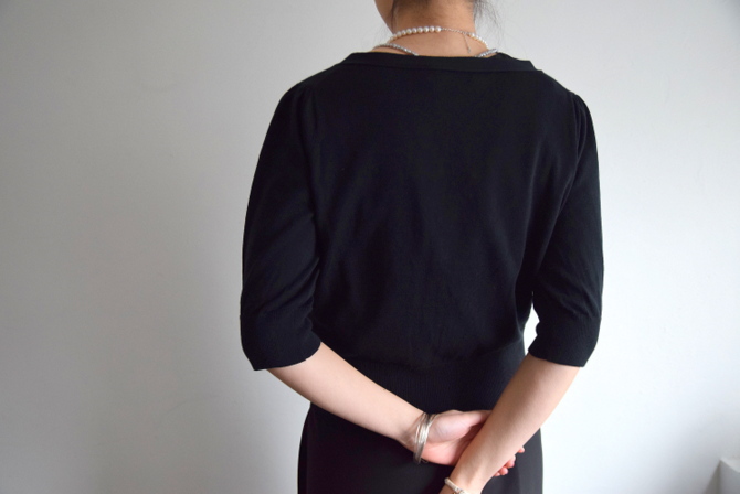【30%OFF SALE】Bilitis dix-sept ans(ビリティス・ディセッタン)ハーフスリーブカーディガン(4)