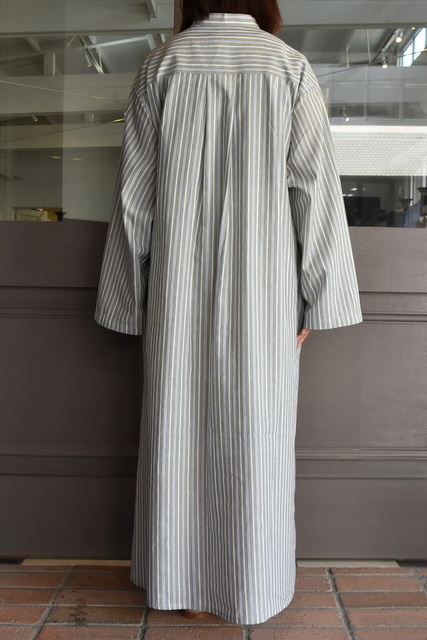【40%off sale】 CristaSeya(クリスタセヤ)/ STRIPED MAXI SHIRT DRESS(4)
