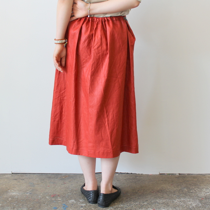 【40%OFF SALE】GASA*grue(ガサ グルー) ドローイングのためのボックススカート_41091-02412【K】(4)