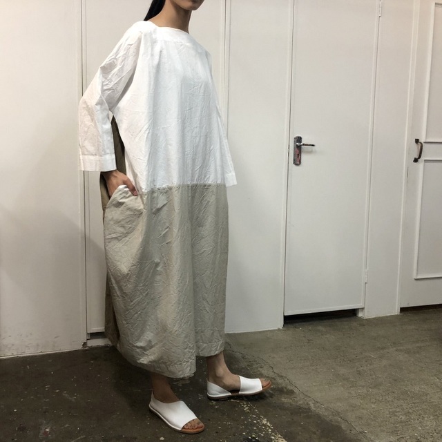 DANIELA GREGIS(ダニエラ グレジス) ワンピース(WHITE×NATURAL)【K】(4)