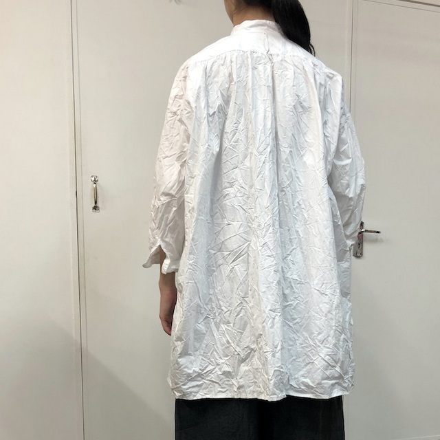 DANIELA GREGIS(ダニエラ グレジス) バンドカラーブラウス(WHITE)【K】(4)