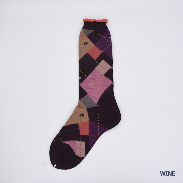 ANTIPAST (アンティパスト)/ ARGYLE+argyle SOCKS(4色展開) (4)