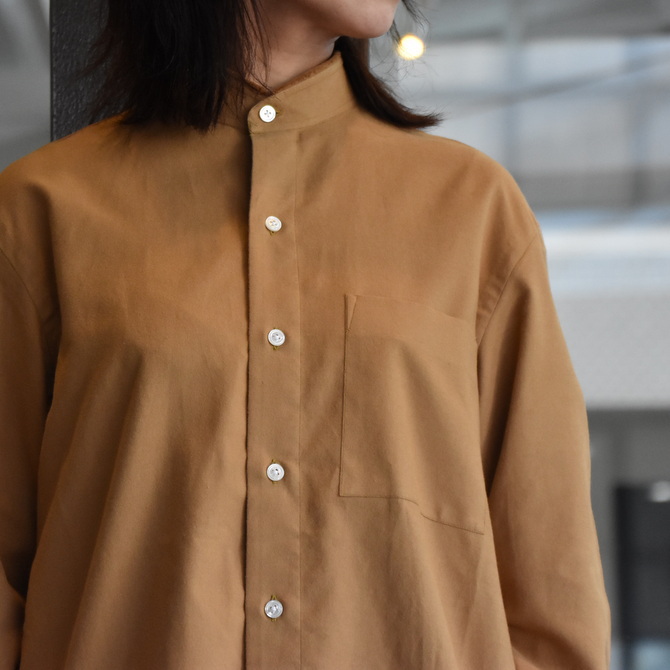 y40% off salezCristaSeya(NX^Z)/ HANDMADE FLANNEL MAO SHIRT WITH FRINGED COLLAR -2colors- #02SP(4)
