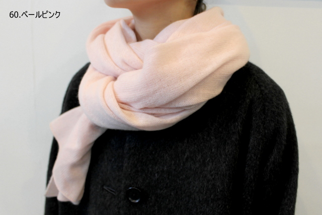 【30%OFF SALE】AN SPINNEN(スピネン) 【19AW】スーパーファインソフトカシミヤストール(6色展開)_ANS-WA0011【K】(4)