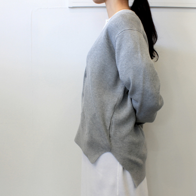 Graphpaper(グラフペーパー)【20 SS】High Density Cotton Knit Cardigan_GL201-80078【K】(4)