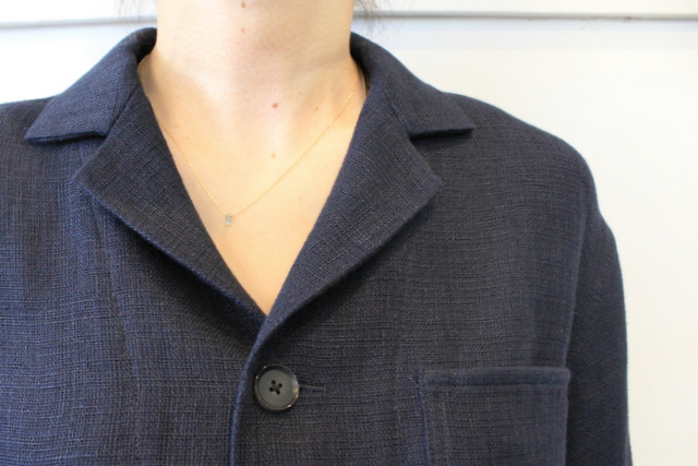AURALEE(オーラリー) 【20SS】LINEN DOUBLE FACE BLOUZON _A20SB03WL【K】(4)