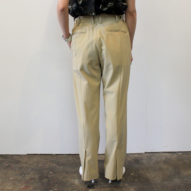 YOKE(ヨーク)【20SS】BACK SLIT STRAIGHT PANTS_YK20SS0103P【K】(4)
