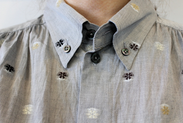 GASA*(ガサ) 【20SS】花ごろも short sleeve shirt_11201-15207【K】(4)