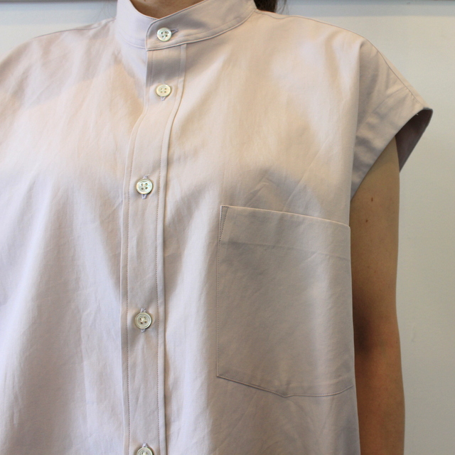 AURALEE(オーラリー) 【20SS】WASHED FINX TWILL SLEEVELESS SHIRTS _A20SS05TN【K】(4)
