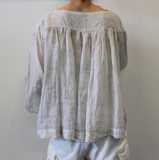 TOUJOURS(トゥジュー) 20SS CLASSIC PLEATED BLOUSE TM32JS02【K】(4)