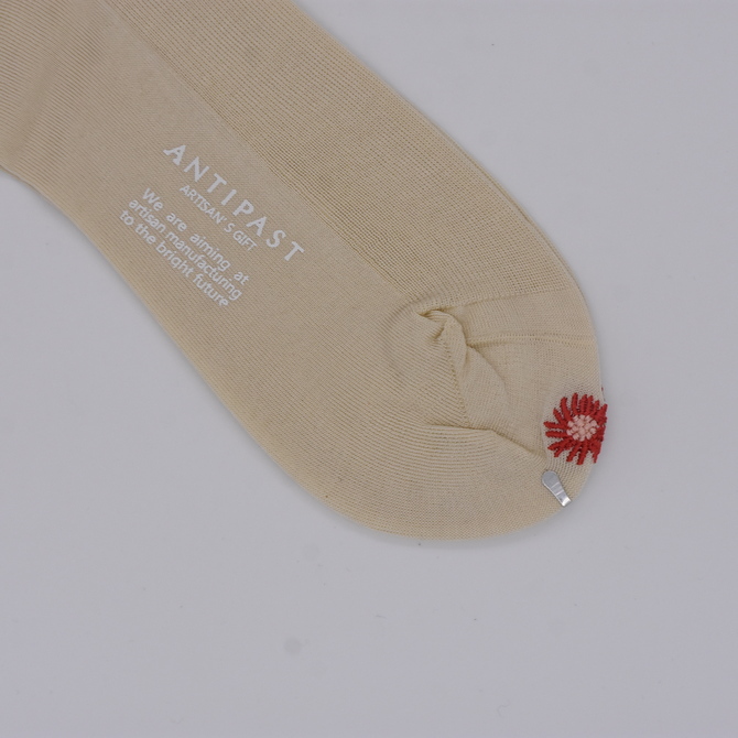 ANTIPAST (アンティパスト)/ EMBROIDERY ON TOE SOCKS (3色展開) (4)