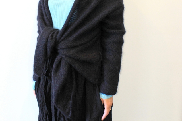 DANIELA GREGIS(ダニエラ グレジス) WRAP CARDIGAN_MI15-S321【K】(4)