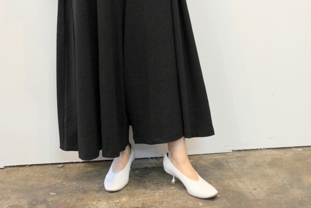 【30% off sale】(グラフペーパー)【20 AW】Rib Flare Jumpsuit_GL203-60120B【K】(4)