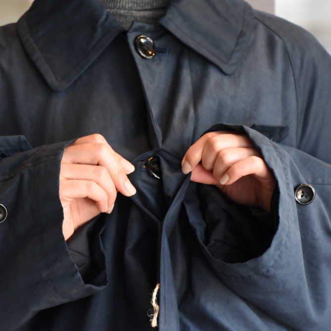 TOUJOURS(トゥジュー) Oversized Flared Soutien Collar Coat #TM33GC02(4)