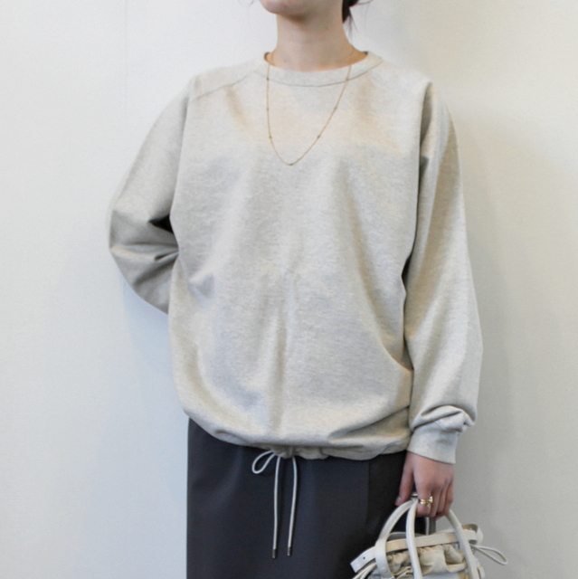 AURALEE(オーラリー)【21SS】SUPER SOFT SWEAT DRAW CODE BIG P/O(2色展開)_A21SP04GU【K】(4)