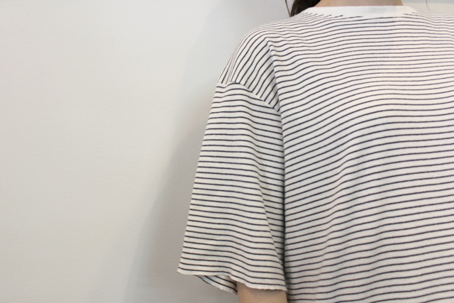 LENO&Co.(リノアンドコー) 【21SS】HALF SLEEVE BORDER T-SHIRT(2色展開)_H2101CS003【K】(4)