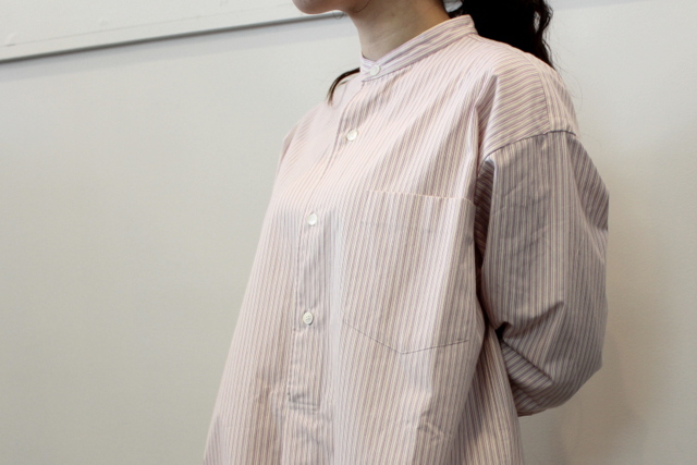 LENO&Co.(リノアンドコー) 【21SS】BAND COLLAR PULLOVER DRESS STRIPE_L2101DR001【K】(4)