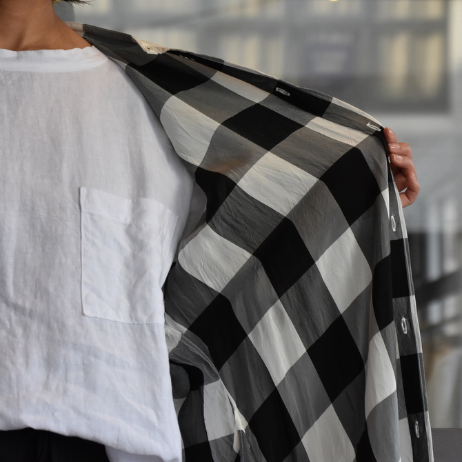 TOUJOURS(トゥジュー) Half Bishop Sleeve Shirt Dress #TM34HD01(4)