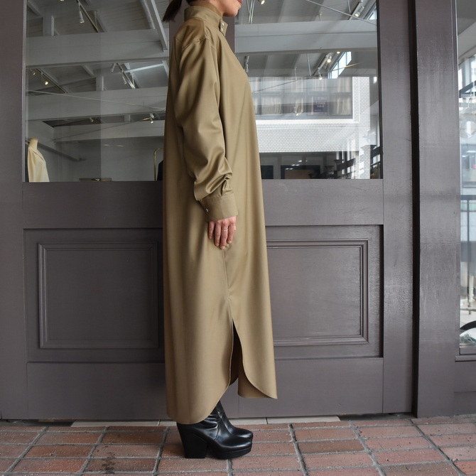 CristaSeya(クリスタセヤ)/Oversized maxi mao shirt dress(4)