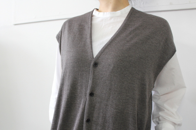 AURALEE(オーラリー) SUPER HIGH GAUGE WOOL KNIT SLEEVELESS ONE-PIECE_A21AC06HK【K】(4)