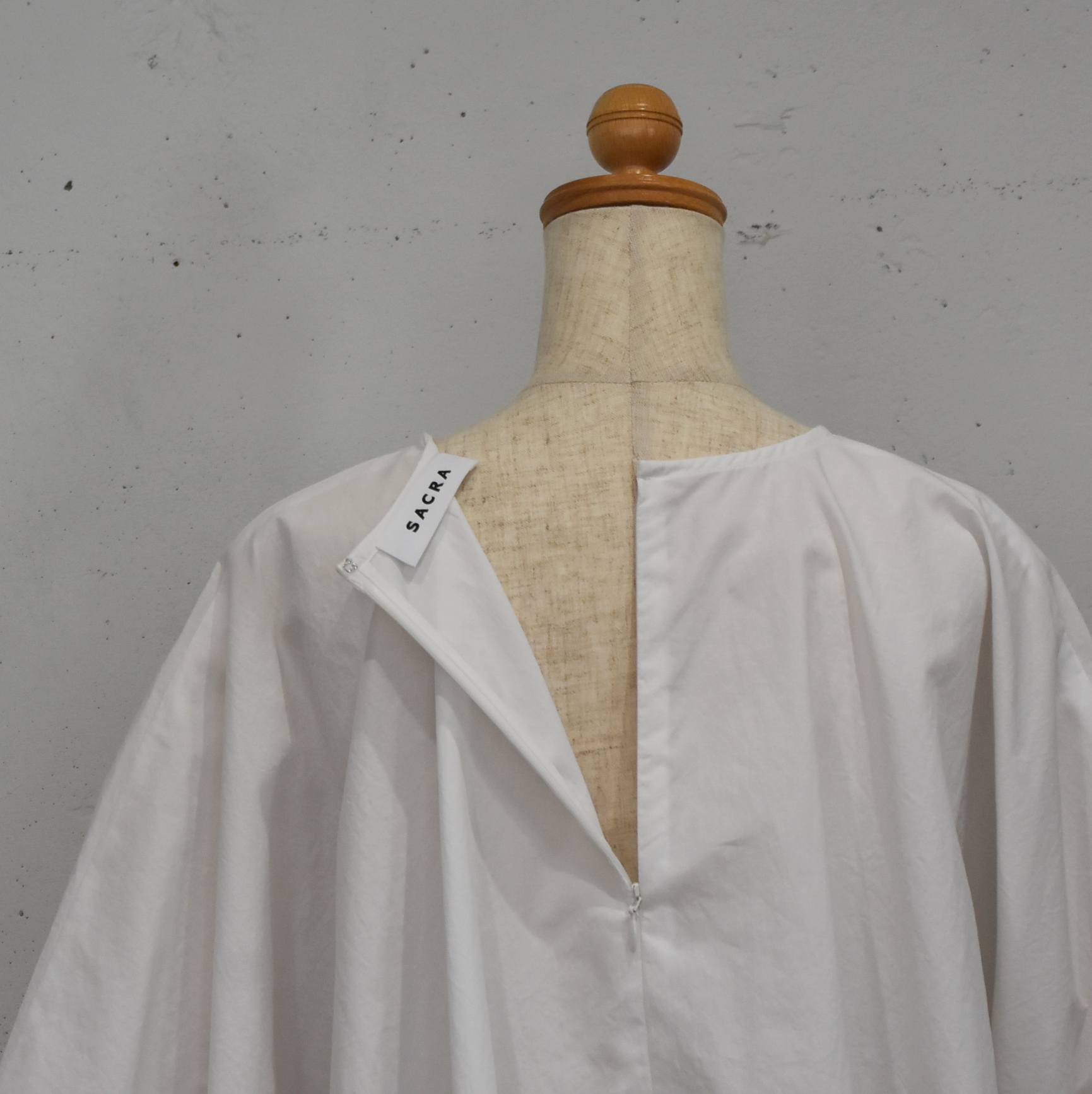 SACRA (TN) / COTTON LINEN TYPEWRITER TOP(4)