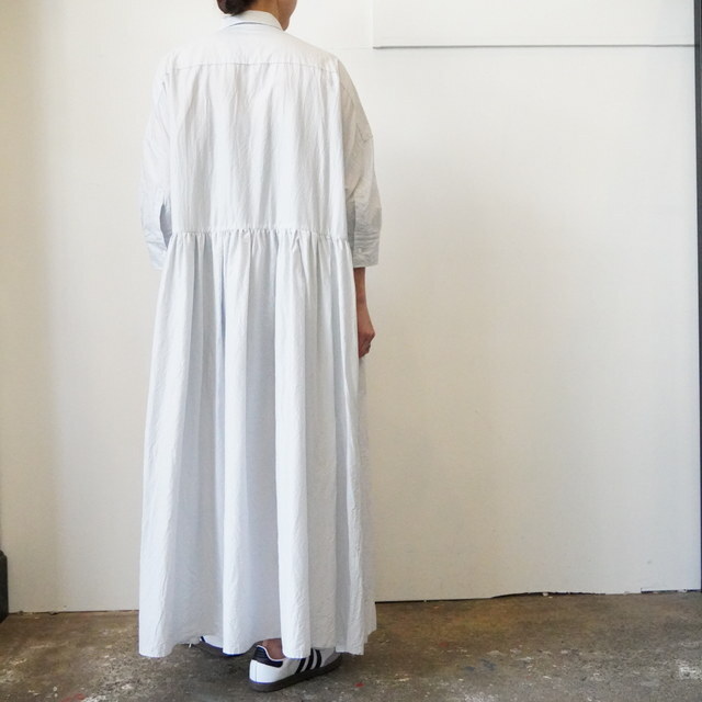 TOUJOURS(トゥジュー) RANDOM PLEATED HALF SLEEVE SHIRT DRESS #MM43RD04(4)