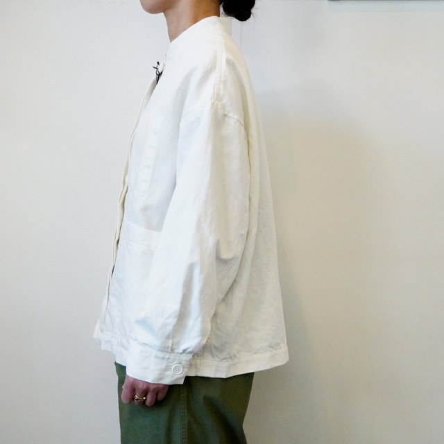 TRAVAIL MANUEL(トラバイユマニュアル) コットンリネンデニム ユニティJKT#4012-51(4)