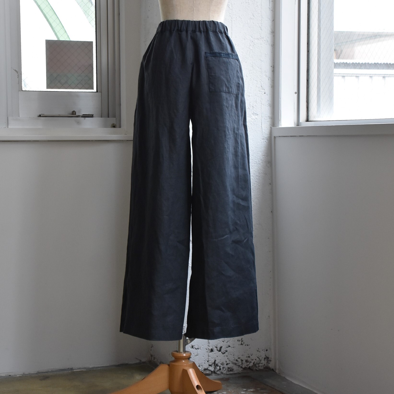 Kristensen DU NORD(クリステンセンドゥノルド) / リネンイージーワイドパンツ【2色展開】#K-244-AA(4)