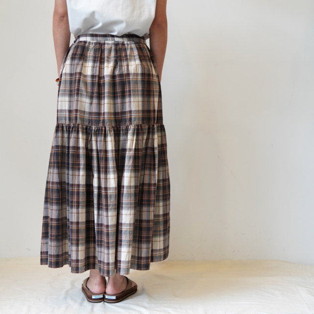 TOUJOURS(トゥジュー) / Raffled Maxi Skirt #TM42WK04(4)